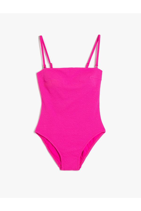 Koton Koton Basic Swimwear with Thin, Detachable Straps