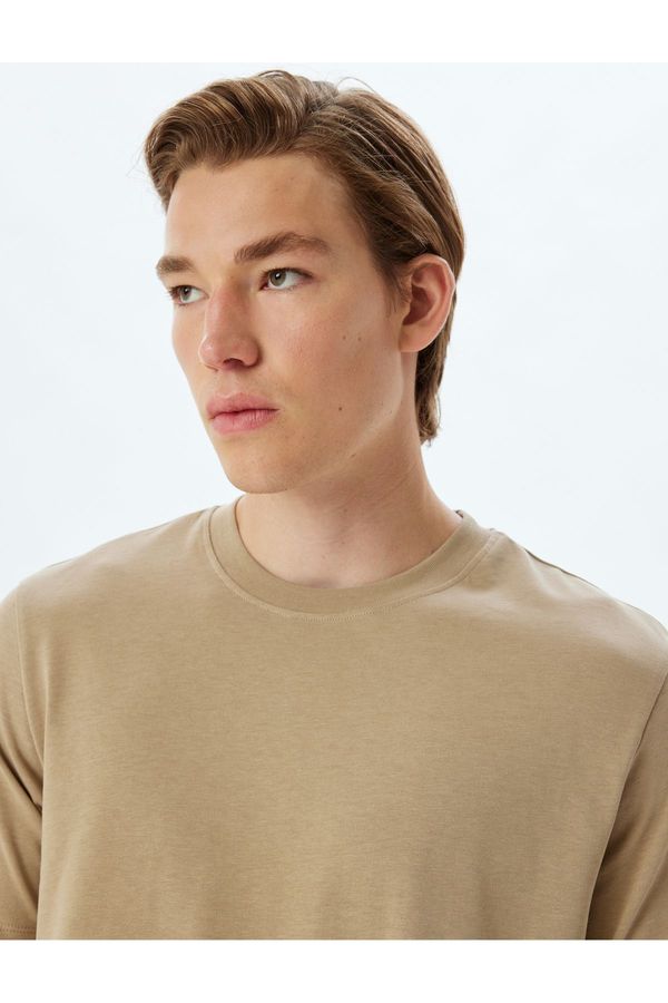 Koton Koton Basic T-Shirt Crew Neck Short Sleeve Cotton