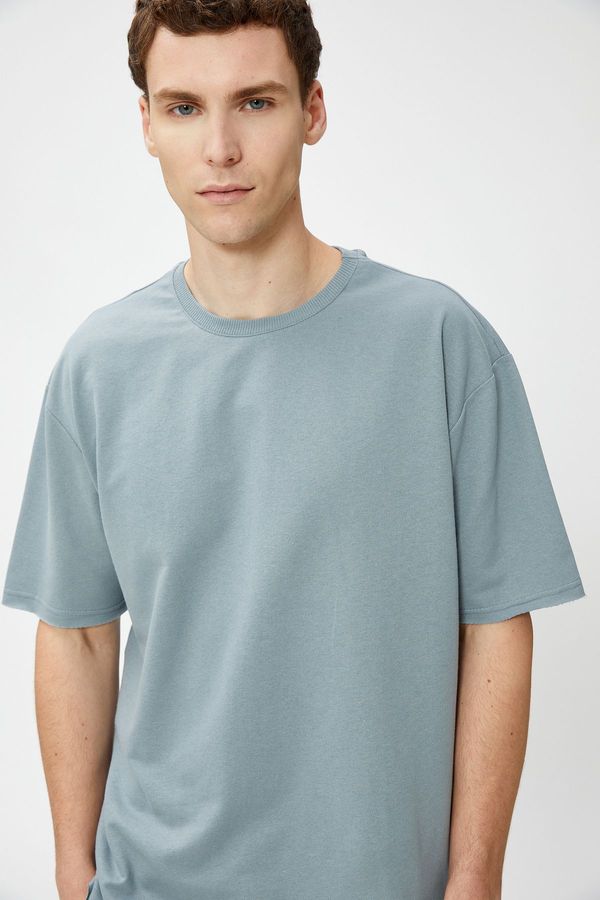Koton Koton Basic T-Shirt Crew Neck Short Sleeve Cotton