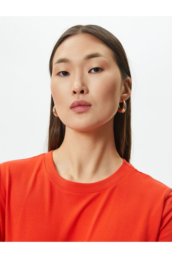 Koton Koton Basic T-Shirt Short Sleeve Cotton