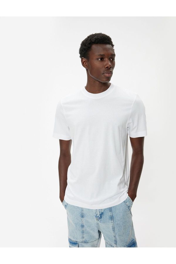 Koton Koton Basic T-Shirt Short Sleeve Crew Neck Cotton