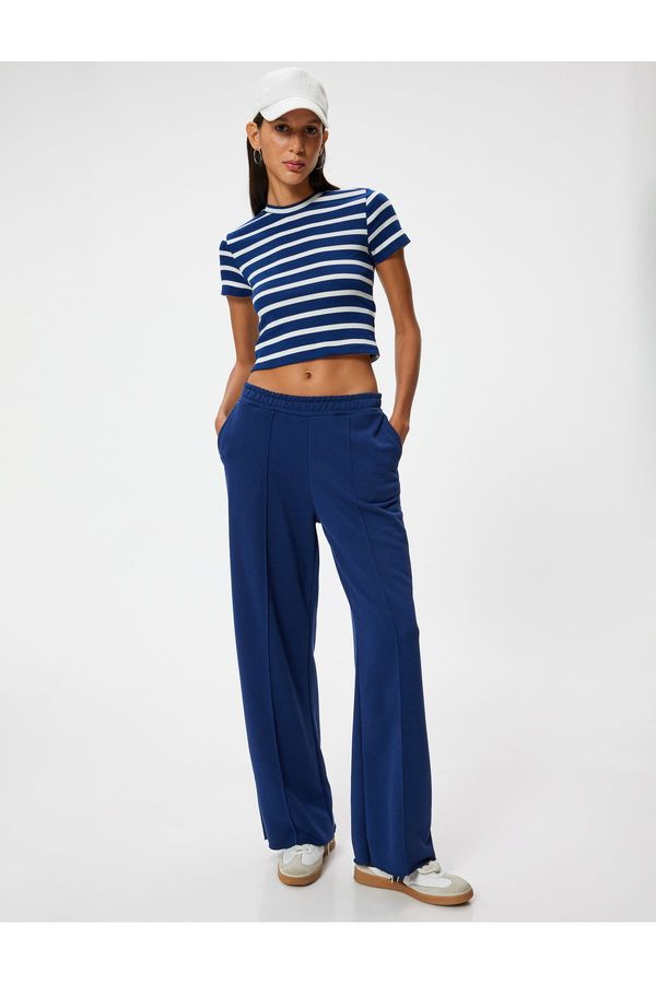 Koton Koton Basic T-Shirt Short Sleeve Crew Neck Slim Fit