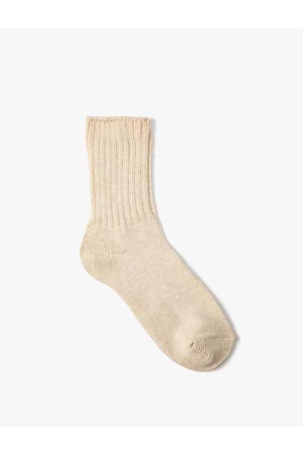 Koton Koton Basic Wedge Socks Textured