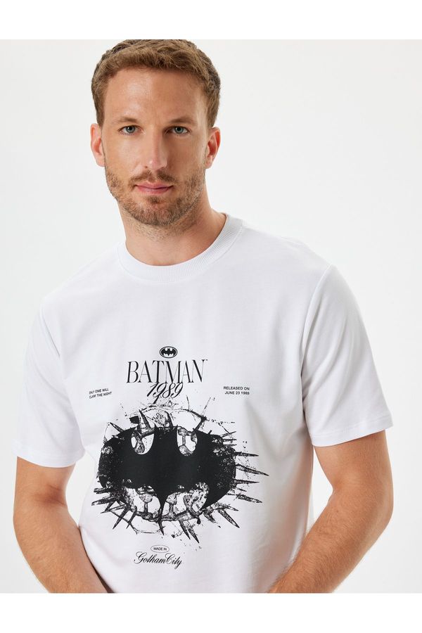 Koton Koton Batman T-Shirt Licensed Short Sleeve Crew Neck Cotton