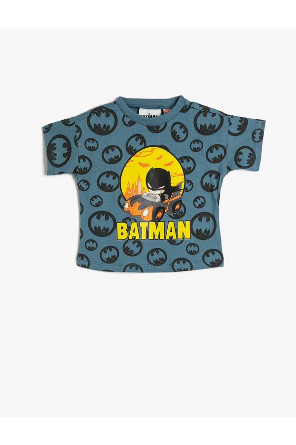 Koton Koton Batman T-Shirt Licensed Short Sleeve Crew Neck Cotton.