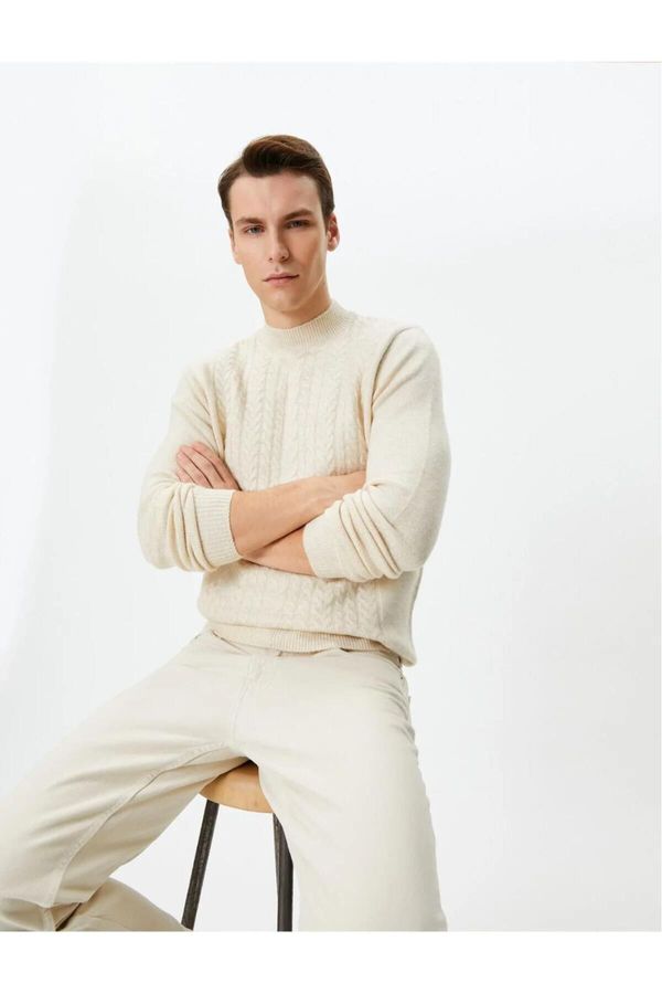 Koton Koton Beige Men's Sweater