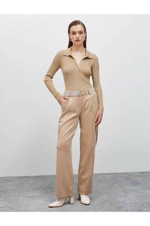 Koton Koton Belted Pocket Cargo Pants