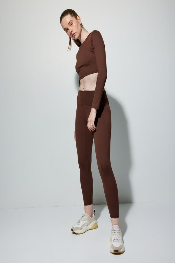 Koton Koton Brown Women's Leggings