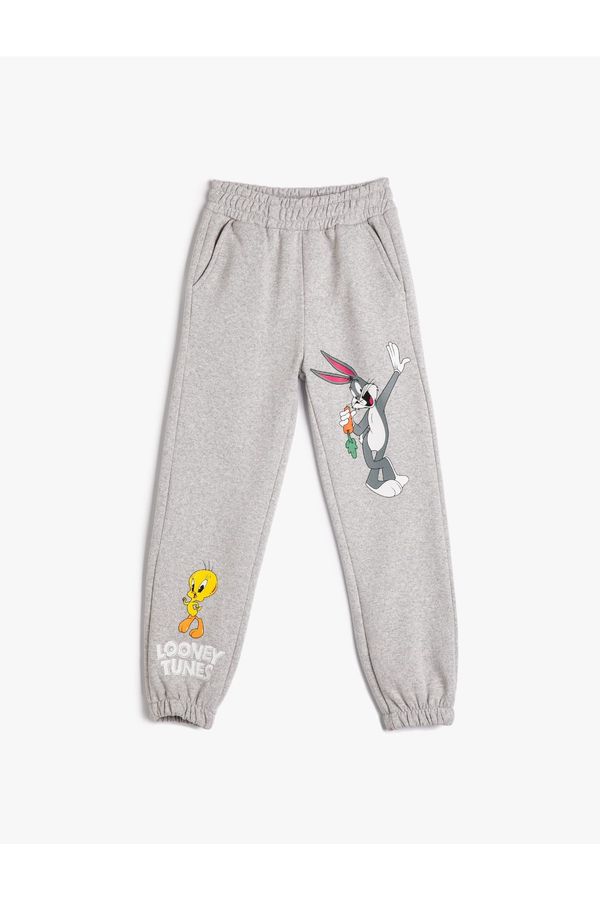 Koton Koton Bugs Bunny and Tweety Jogger Sweatpants With Pocket
