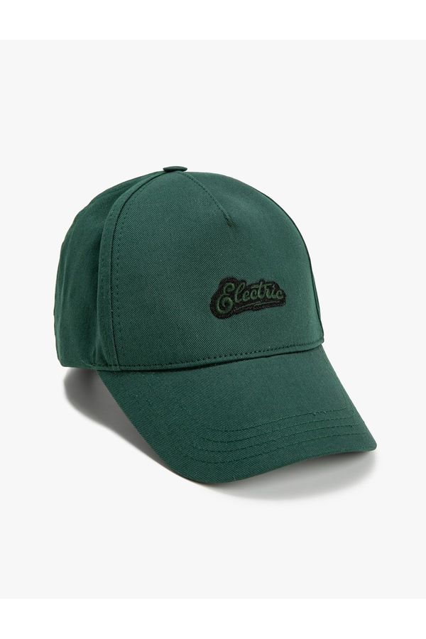 Koton Koton Cap Hat Motto Embroidered