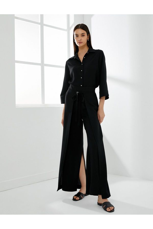 Koton Koton Classic Shirt Buttoned Half Sleeve