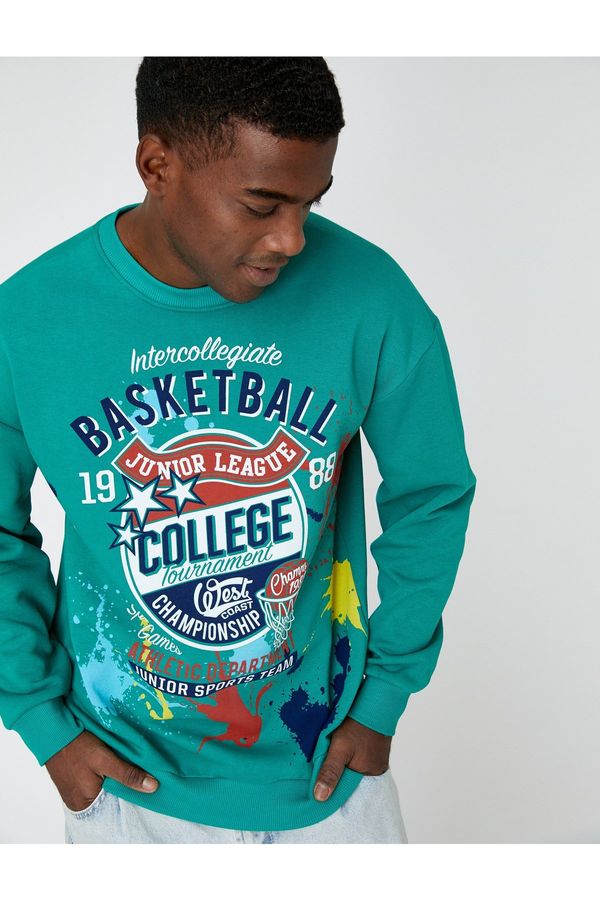 Koton Koton College Printed Sweatshirt