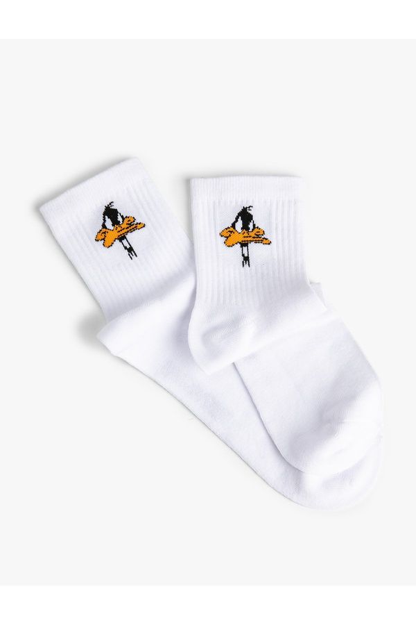 Koton Koton Daffy Duck Cleat Socks Licensed Embroidered
