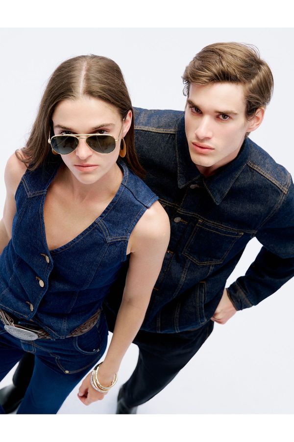 Koton Koton Dark Indigo Women's Vest