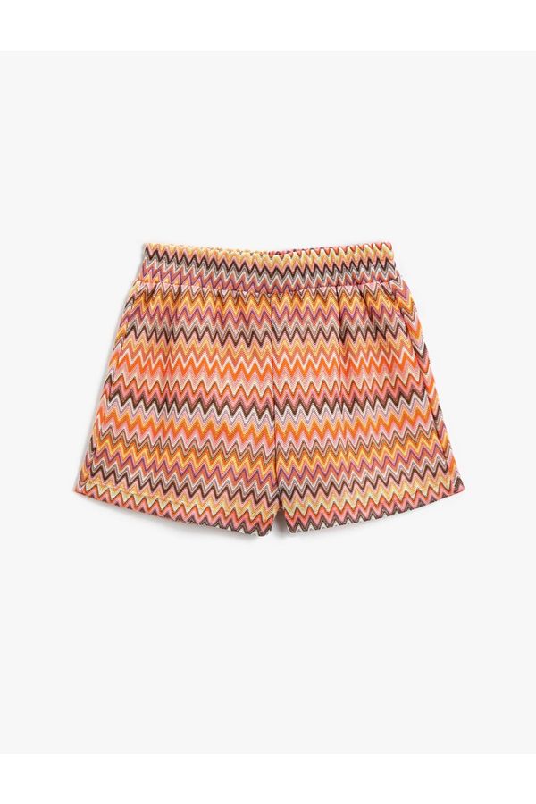 Koton Koton Ethnic Patterned Mini Shorts