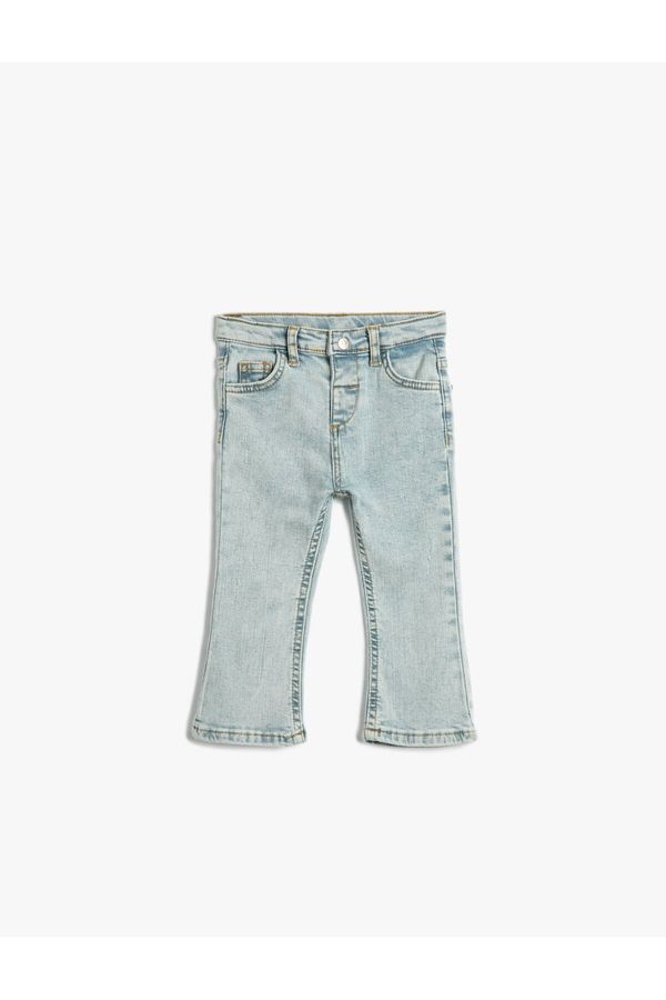 Koton Koton Flare Jeans Pocketed Cotton - Flare Jean