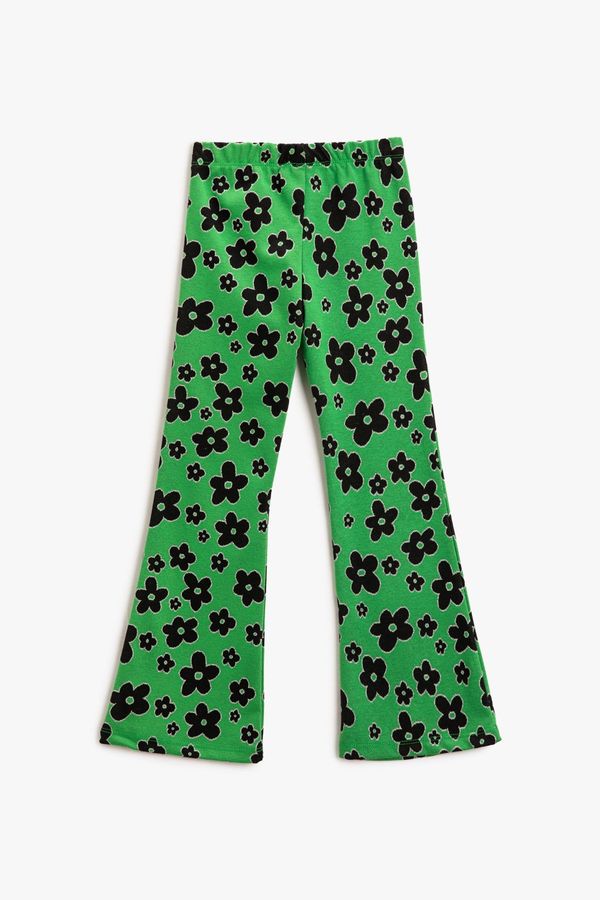 Koton Koton Girl Green Patterned