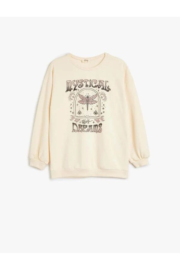 Koton Koton Girl Sweatshirt Beige