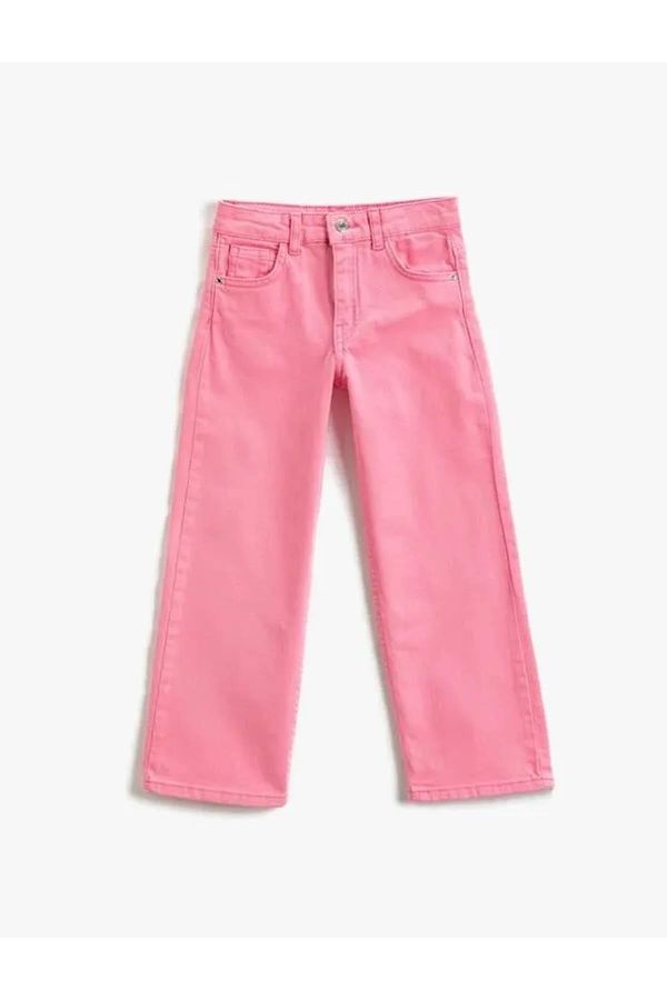 Koton Koton Girls' Jeans Pink 3skg40051ad