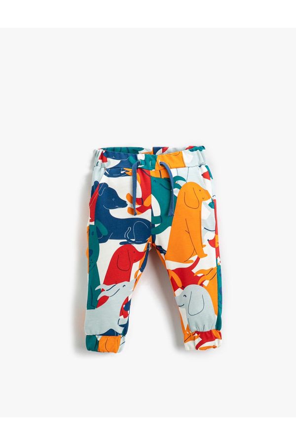 Koton Koton Graphic Dog Print Sweatpants Cotton