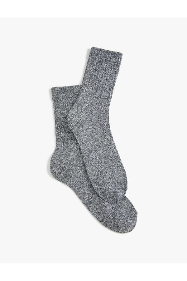 Koton Koton Gray Crewneck Socks