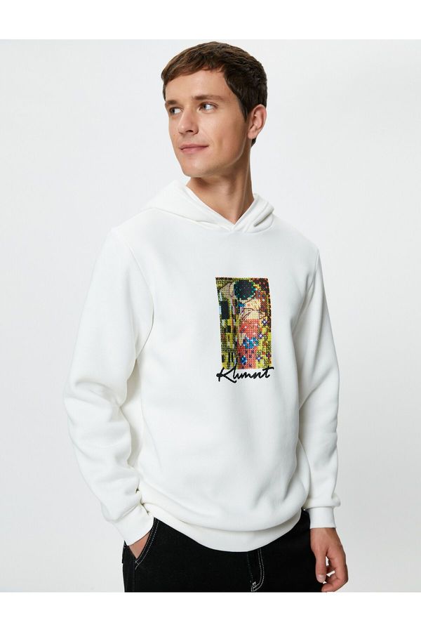 Koton Koton Gustav Klimt Hooded Sweat Art Licensed Printed