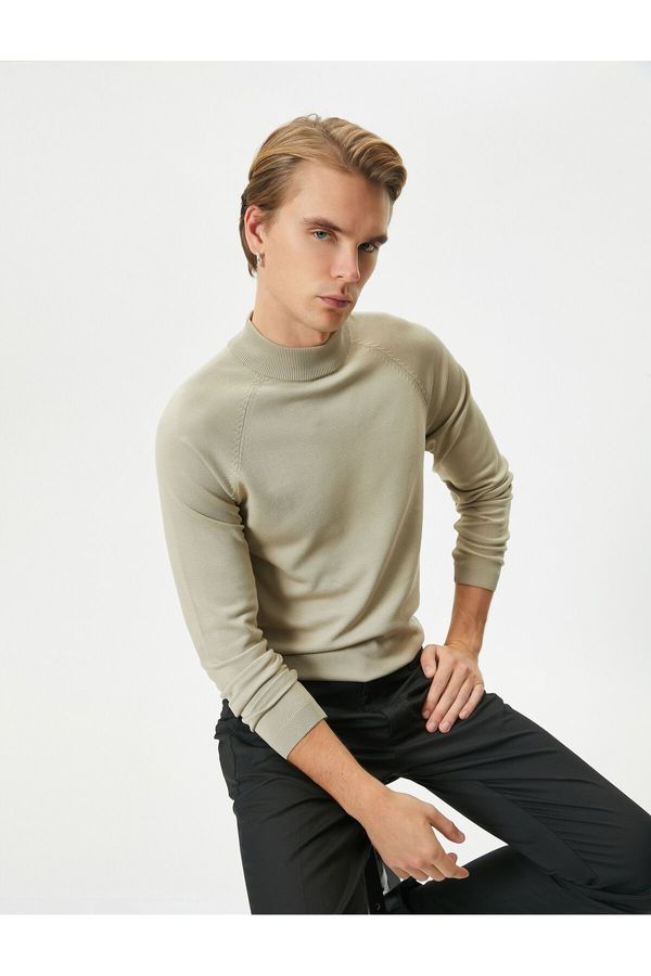 Koton Koton Half Turtleneck Sweater Slim Fit Knitwear Long Sleeve