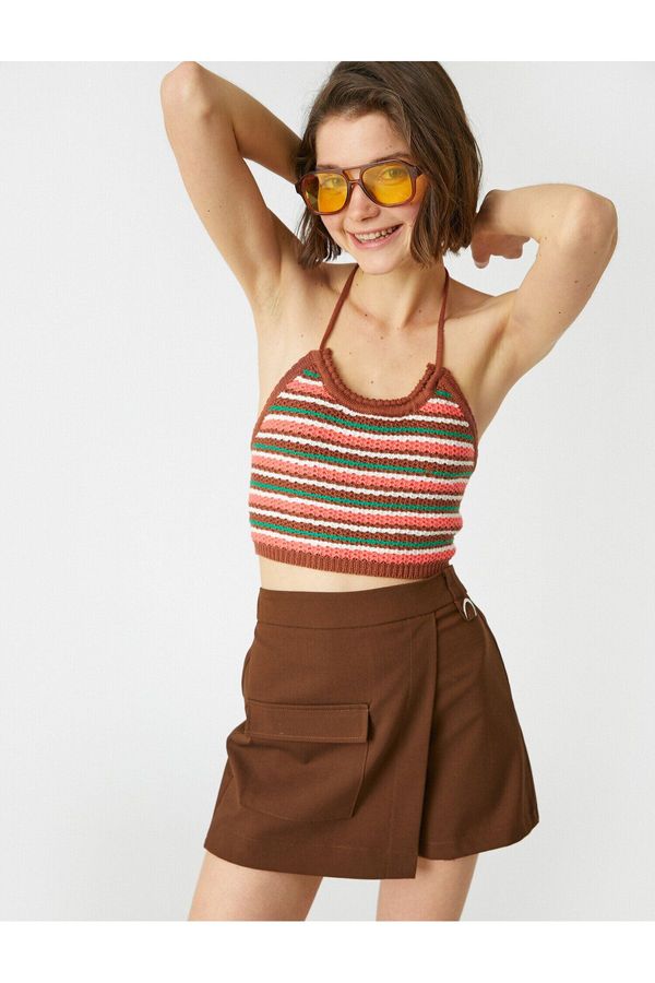 Koton Koton Halter Neck Knitted Undershirt