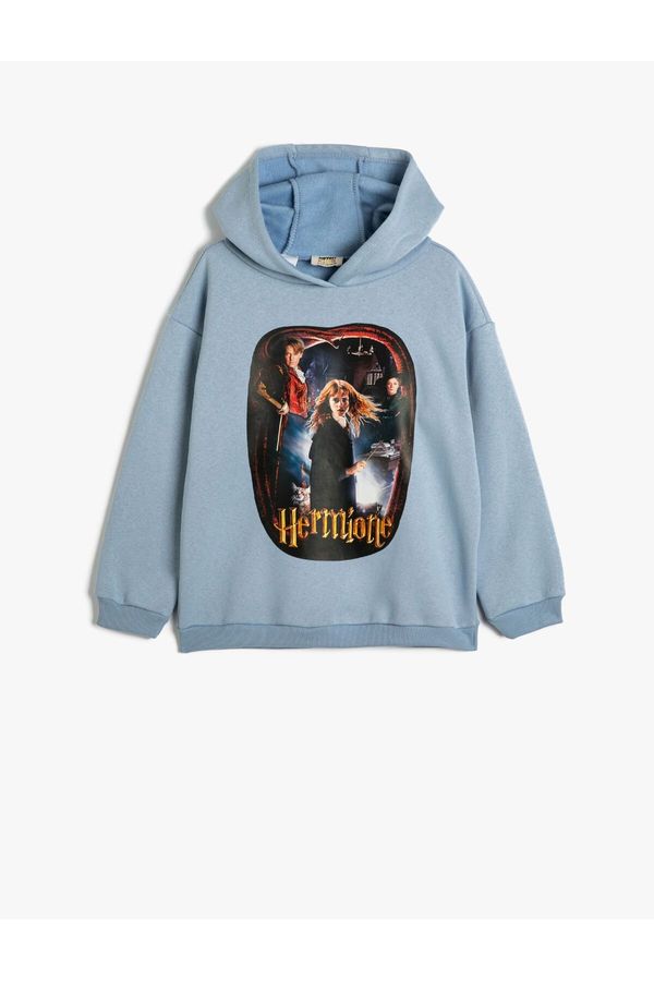 Koton Koton Harry Potter Sweatshirt Licensed Long Sleeve Raised