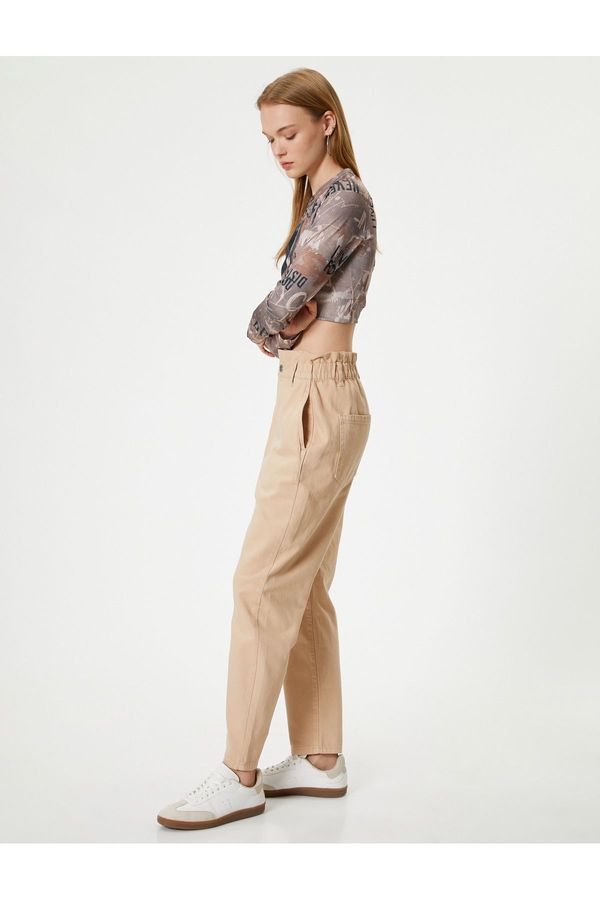 Koton Koton High Waist Baggy Denim Pants Cotton - Baggy Jeans