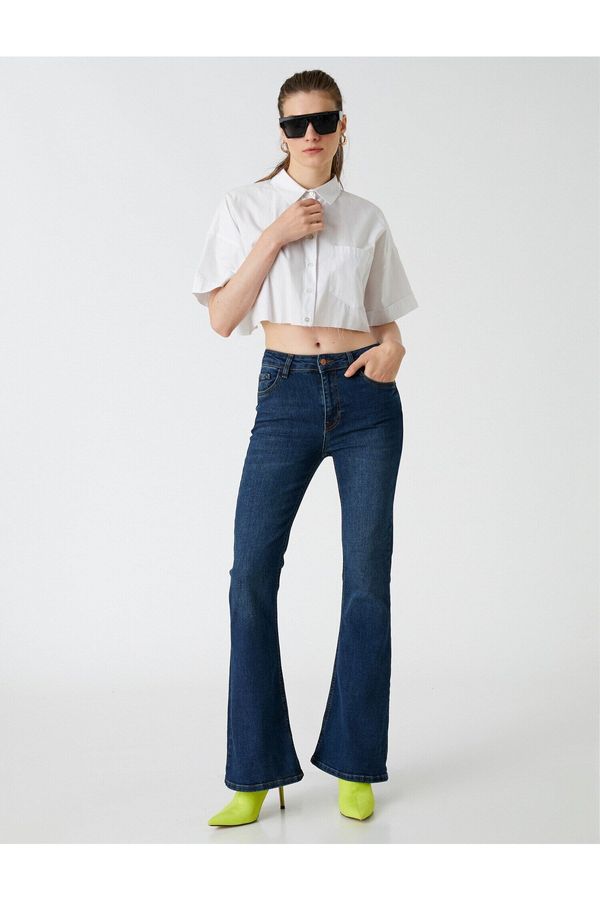 Koton Koton High Waist Flare Jeans - Victoria Jean