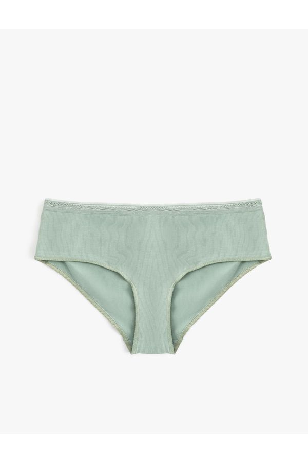 Koton Koton High Waist Hipster Panties Cotton Textured