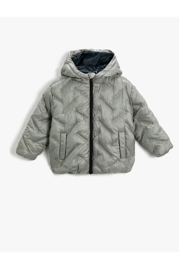 Koton Koton Hooded Quilted Puffer Jacket