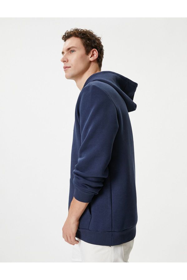 Koton Koton Hooded Sweatshirt Kangaroo Pocket Detailed Long Sleeve