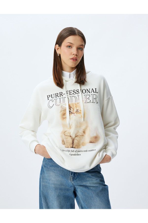 Koton Koton Hooded Sweatshirt