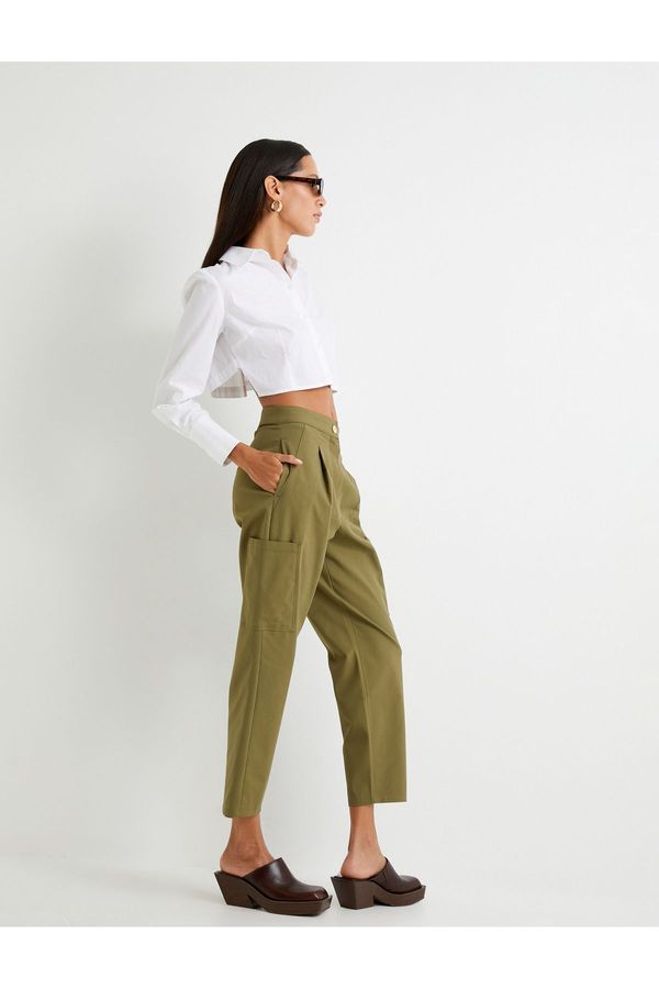 Koton Koton Jogger Pants Pocket Detailed High Waist