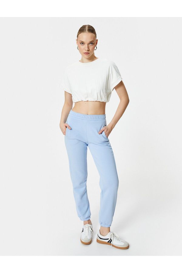 Koton Koton Jogger Sweatpants with Elastic Waist and Leg Pocket