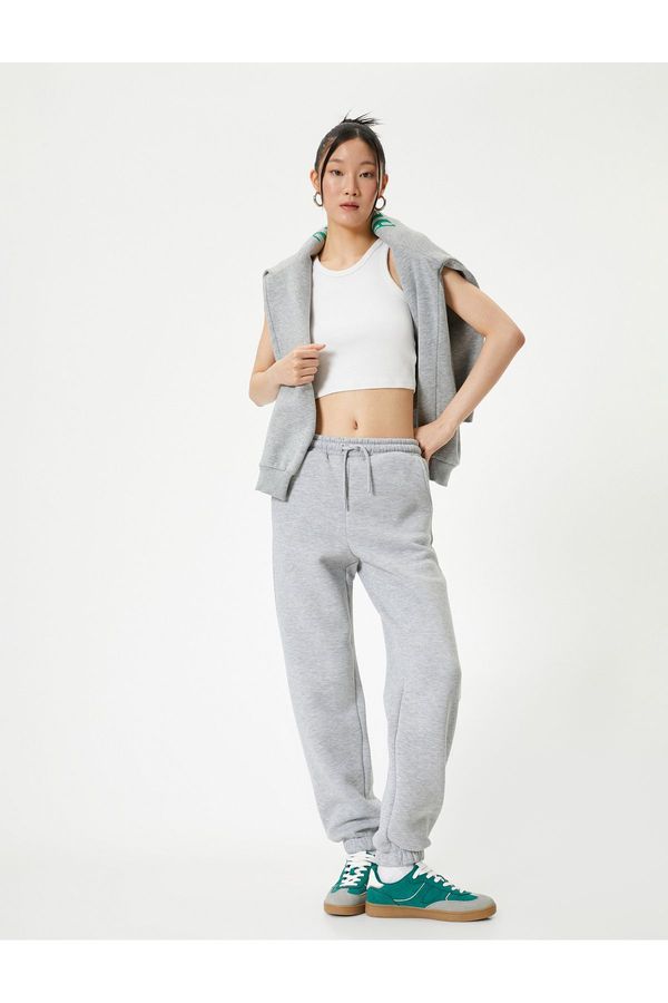 Koton Koton Jogger Sweatpants with Tie Waist Pocket
