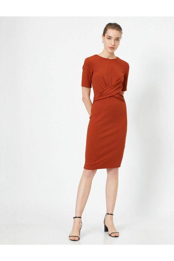 Koton Koton Knot Detailed Dress