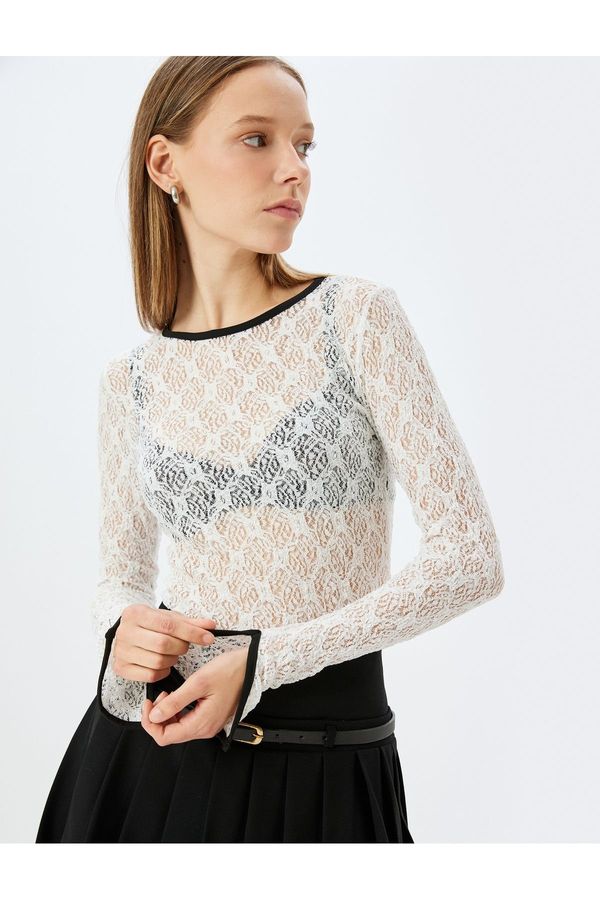 Koton Koton Lace T-Shirt
