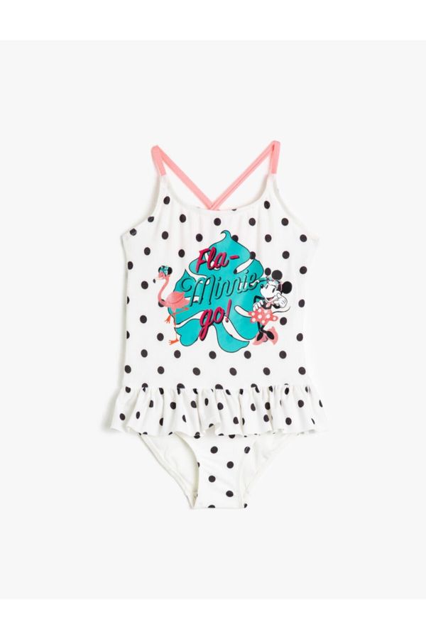 Koton Koton Licensed by Disney Minnie Printed Swimwear