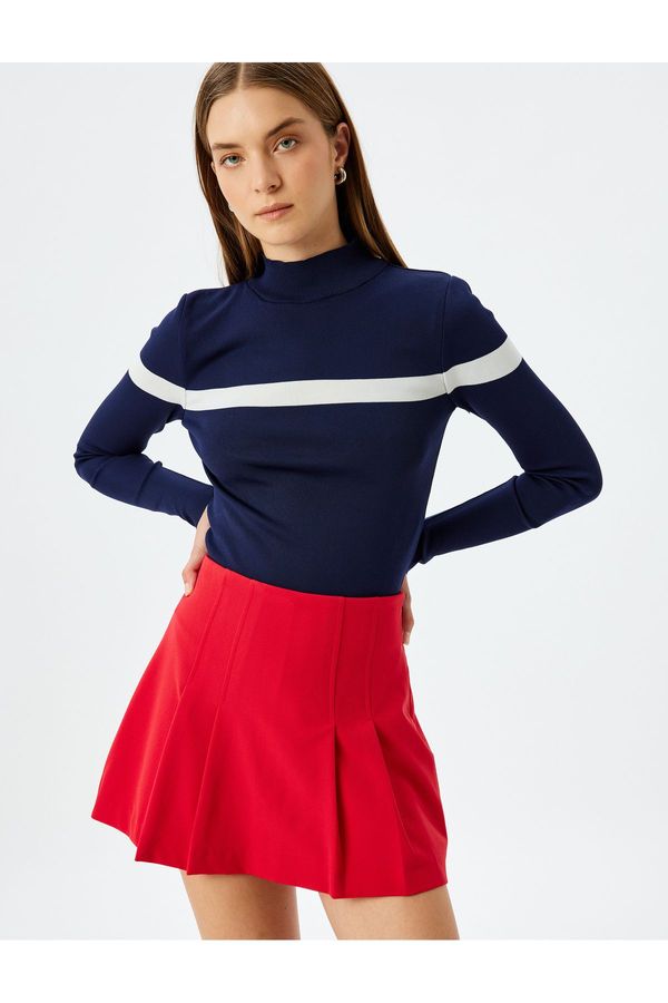 Koton Koton Long Sleeve Turtleneck Knitwear Sweater