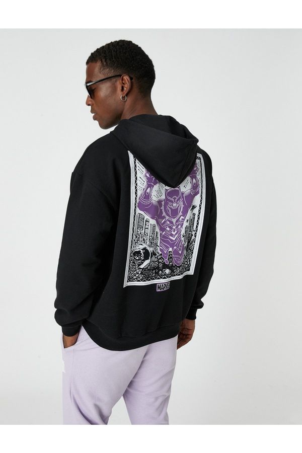 Koton Koton Marvel Hoodie Licensed Printed