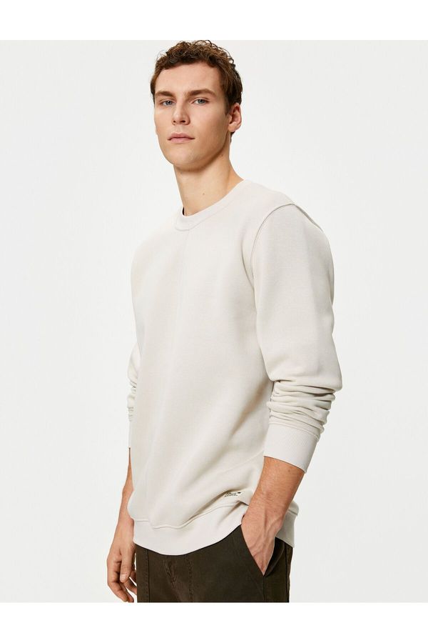 Koton Koton Men's Beige Sweatshirt