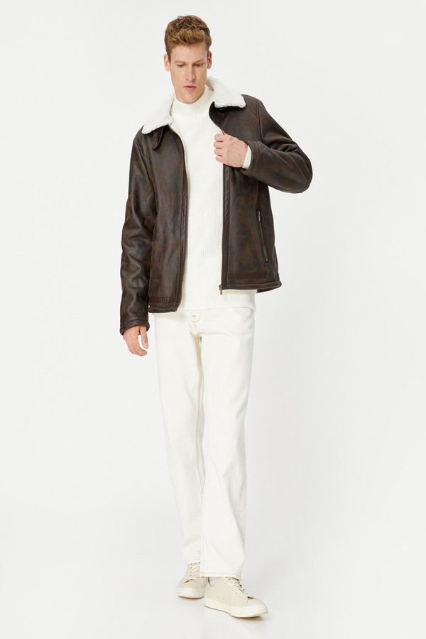 Koton Koton Men's Brown Jacket