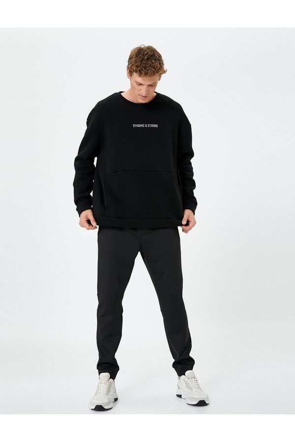 Koton Koton Men's Sweatshirt Black