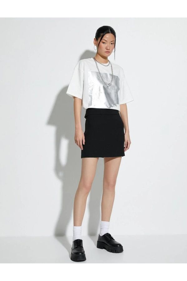 Koton Koton Mini Pencil Skirt Normal Waist