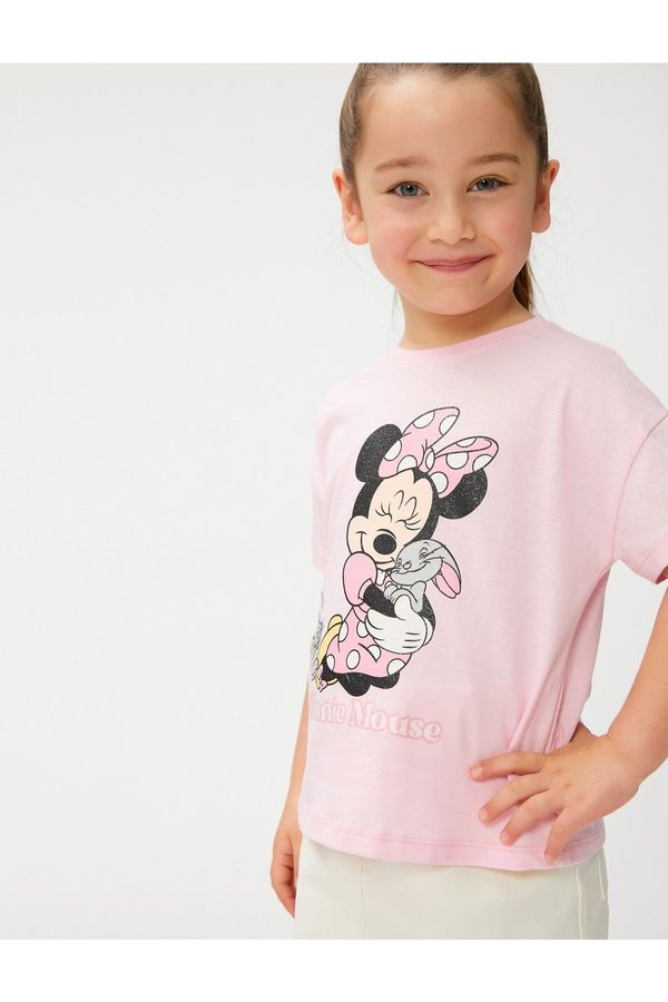 Koton Koton Minnie Mouse T-Shirt Licensed Cotton