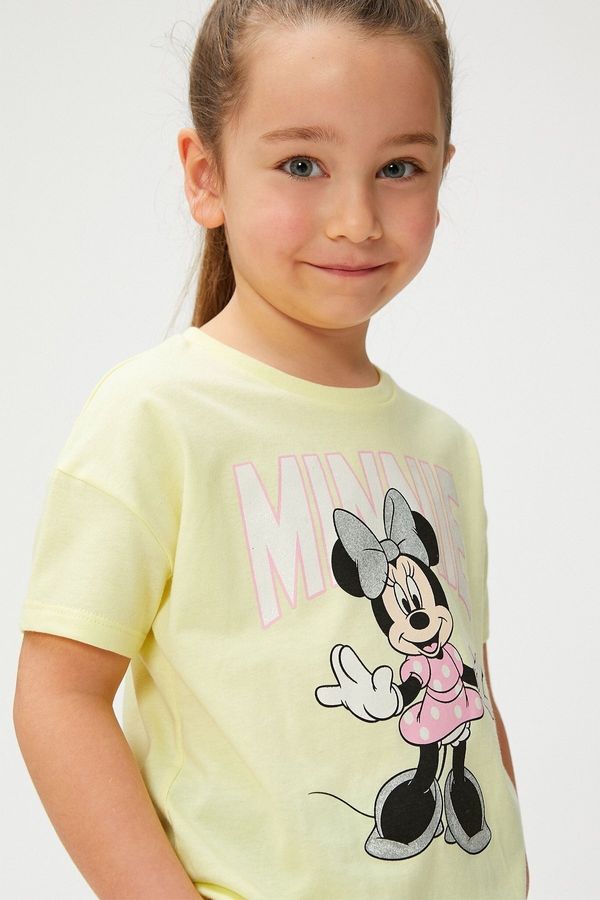 Koton Koton Minnie Mouse T-Shirt Licensed Cotton