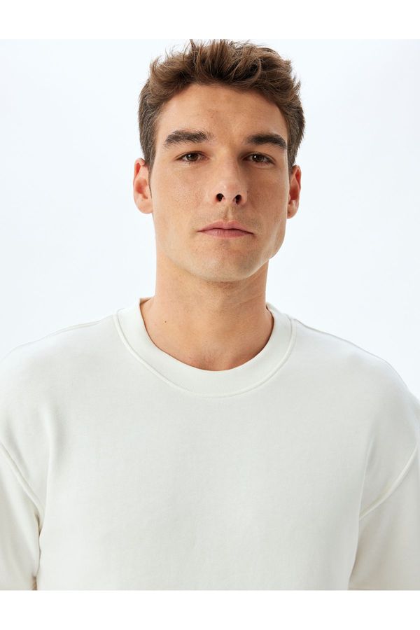 Koton Koton Oversize T-Shirt Crew Neck Short Sleeve Cotton